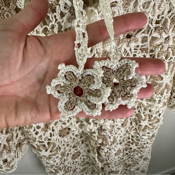 NWT CULT GAIA Ollie crochet-knit coverup SZ S - Picture 8 of 10